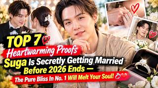 Full TOP 7 Heartwarming Proofs Suga Is Secretly Getting Married Before 2026 Ends — The Pure Bliss In Update