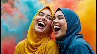 Two Elegant Women in Hijab | Soft Beauty and Friendship screenshot 5