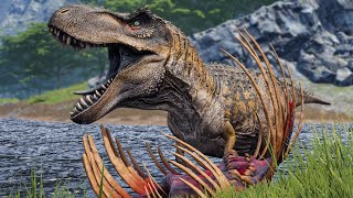 Grande Magna Rex, Cacei Um Hypo Giganotossauro Carcaça De Braquiossauro The Isle