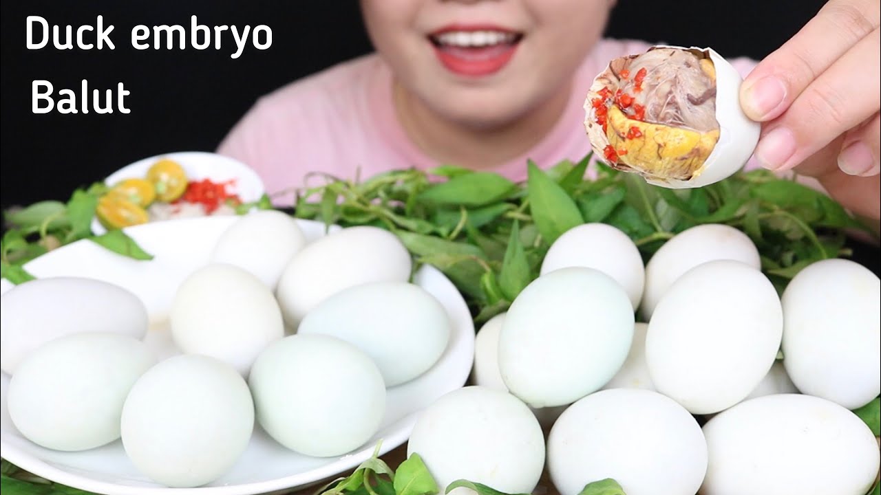 ASMR BALUT MUKBANG *DUCK EMBRYO*. EXTREME EXOTIC FOOD. ASMR EATING SOUNDS. NO TALKING. MAI ASMR.
