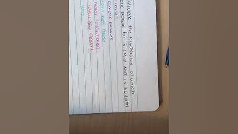 Osmotic pressure , find temperature