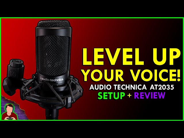 Audio Technica AT2035 XLR Mic Review - The Only Microphone 