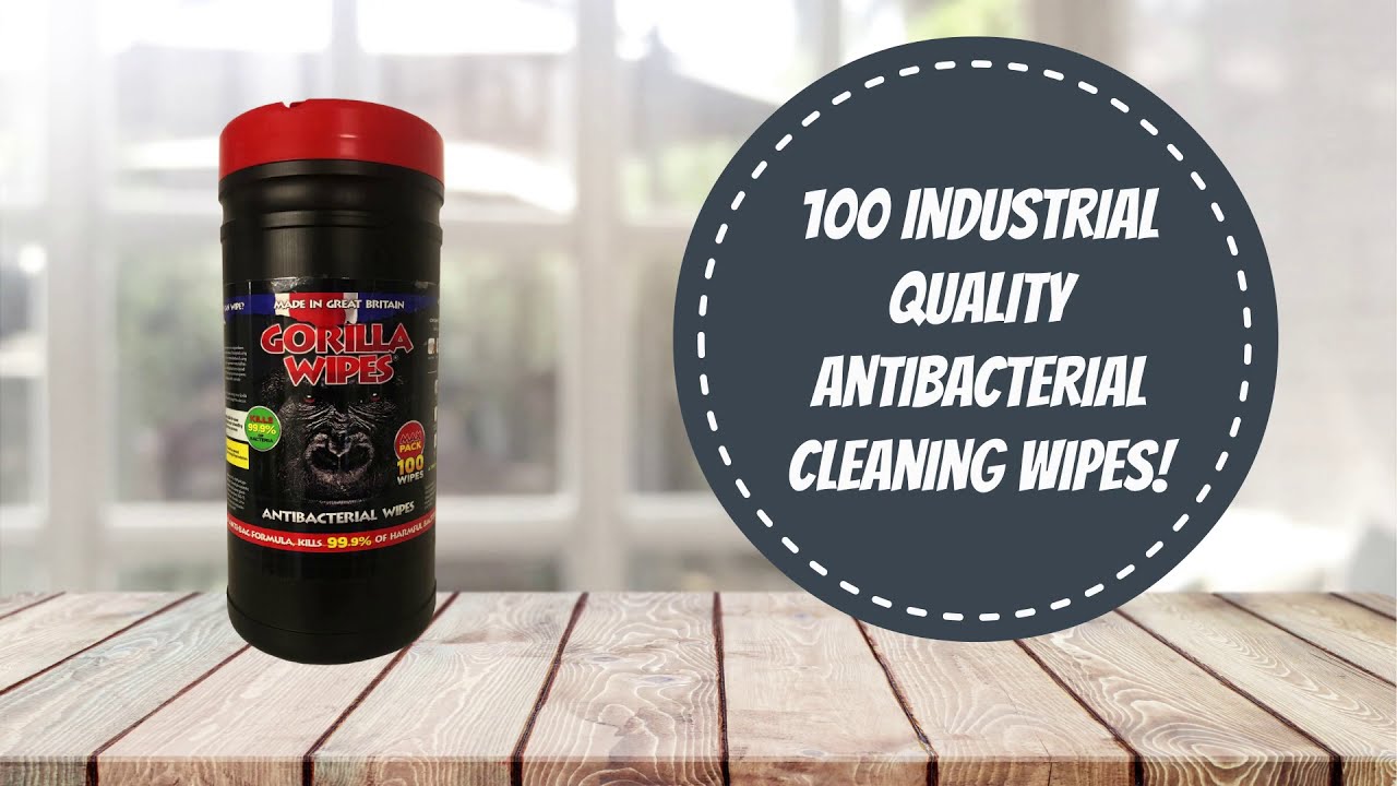 Antibac Gorilla Hand Wipes - Killgerm Chemicals Ltd