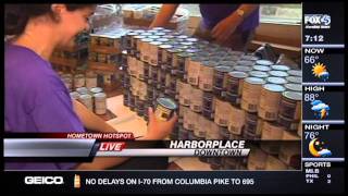Ayers Saint Gross Architects on FOX 45 for CANstruction 2011