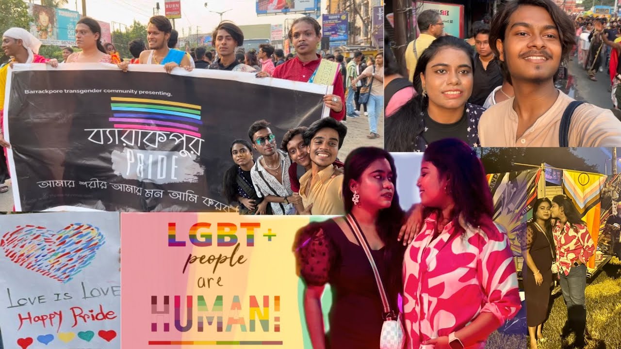 First Time Attend Barrackpore LGBTQ+ Pride Walk 2024 🏳️‍🌈 