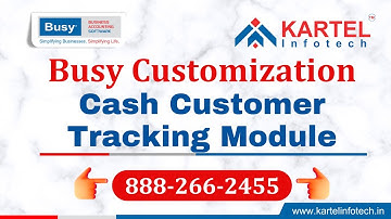 Cash Customer Transaction & Pricing Window - Busy Accounting Software Add-On
