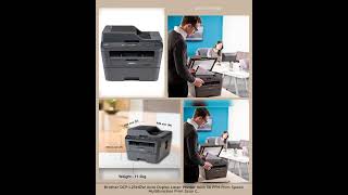 Brother DCP-L2541DW Auto Duplex Laser Printer With 30 PPM Print Speed, Multifunction Print Scan C...