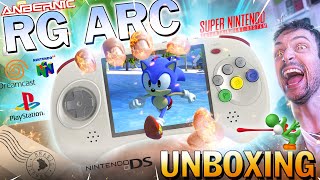 Anbernic RG ARC-D CHEGOU! UNBOXING + GAMEPLAY de SEGA, N64, GBA, PSP e + no CONSOLE PORTÁTIL SEGA