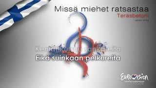 Teräsbetoni - "Missä Miehet Ratsastaa" (Finland) chords