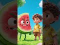 The little boy angered the watermelon #shorts #animation #unfrezzmyaccount