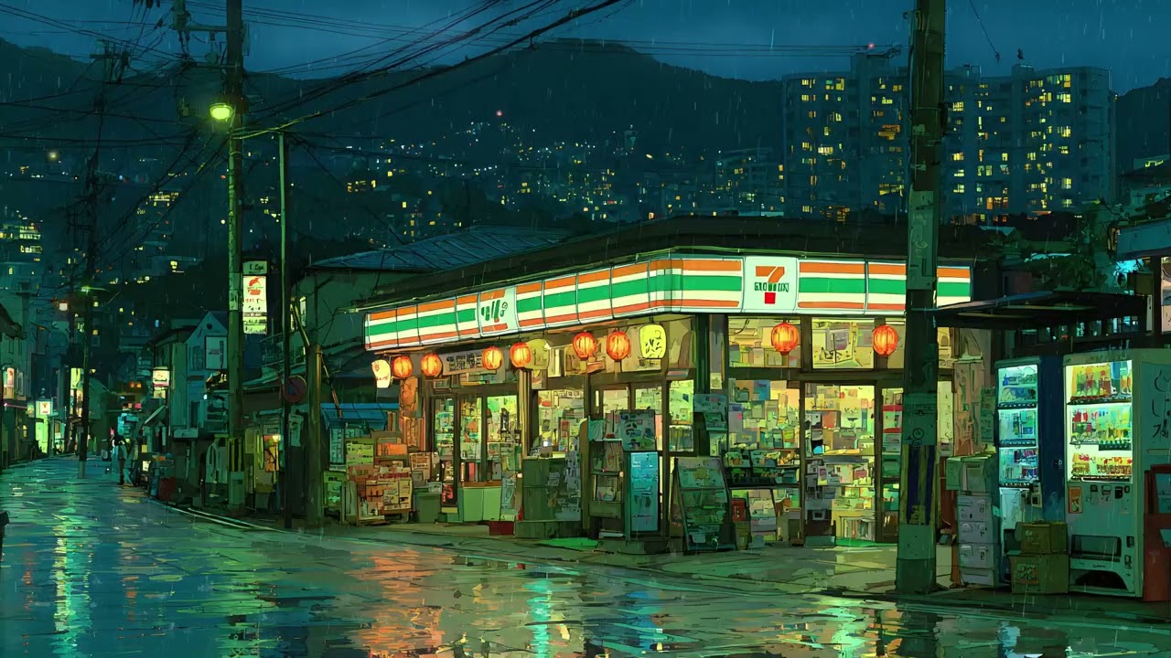 Tokyo After Midnight 🌙 Cozy Lofi Rain In Japan For Sleep  Focus & Relaxation