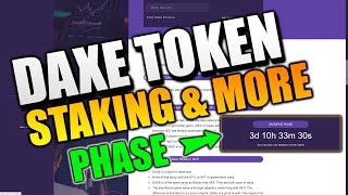 DAXE Token - The First Multi-chain Certificate of Deposit! STAKING & MORE!
