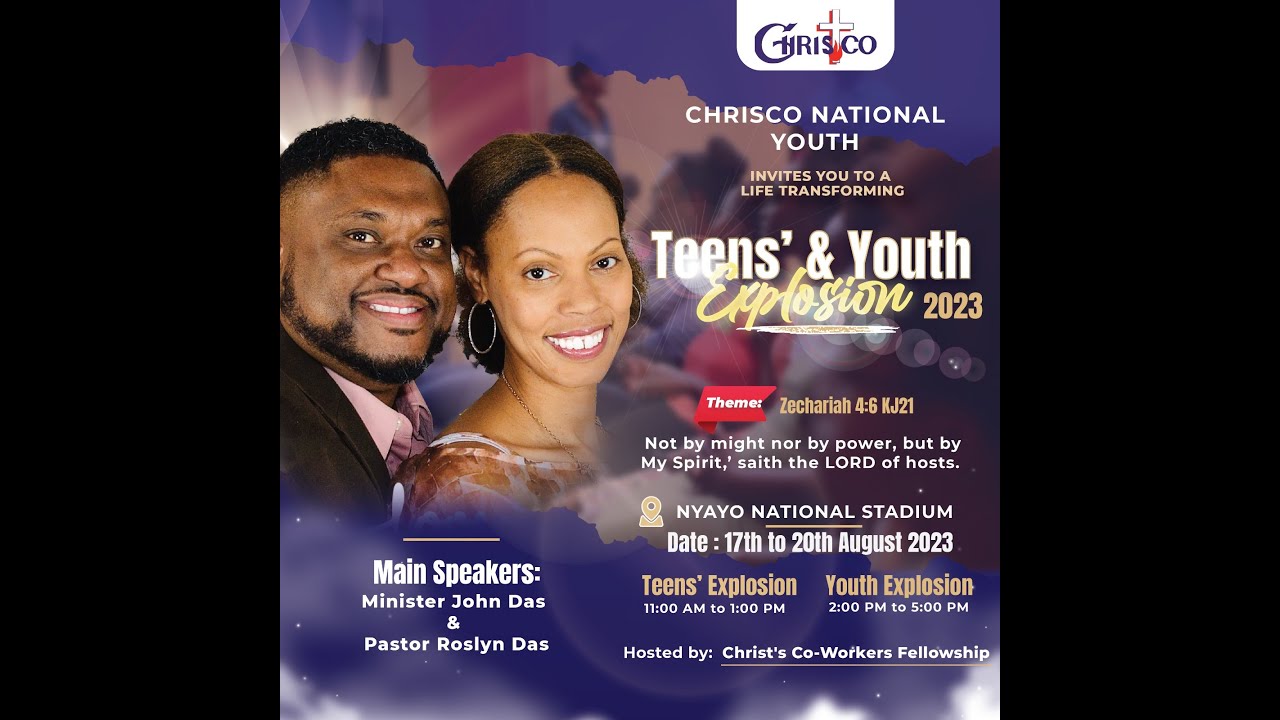CHRISCO NATIONAL YOUTH TEENS & YOUTH EXPLOSION 2023 | |DAY 4| NYAYO NATIONAL STADIUM.