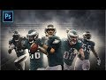 Philadelphia Eagles Photoshop Speed Art