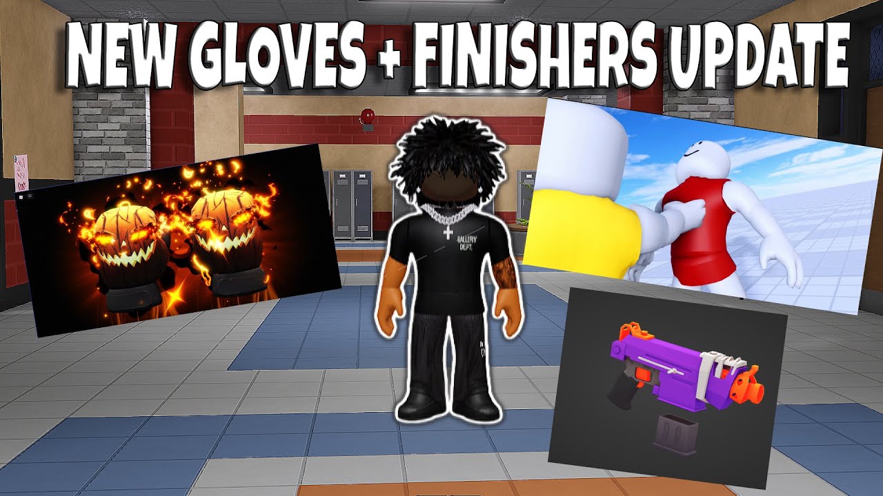 НОВЫЕ СТИЛИ + НОВЫЕ ФИНИШЕРЫ + ПЕРЧАТКИ НА ХЭЛЛОУИН.. | Обновление «Бой в школе»