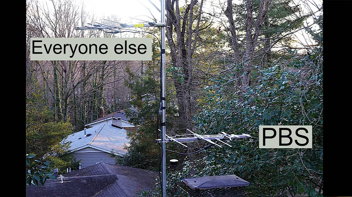 Combining two TV antennas for better HDTV reception