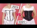 Comparing my FIRST corset to my BEST corset: sewing a Victorian Corset