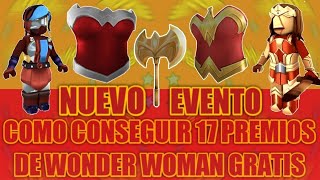 COMO CONSEGUIR 17 PREMIOS GRATIS DEL EVENTO WONDER WOMAN (NUEVOS PROMOCODES)  +ROPA Y ITEMS GRATIS