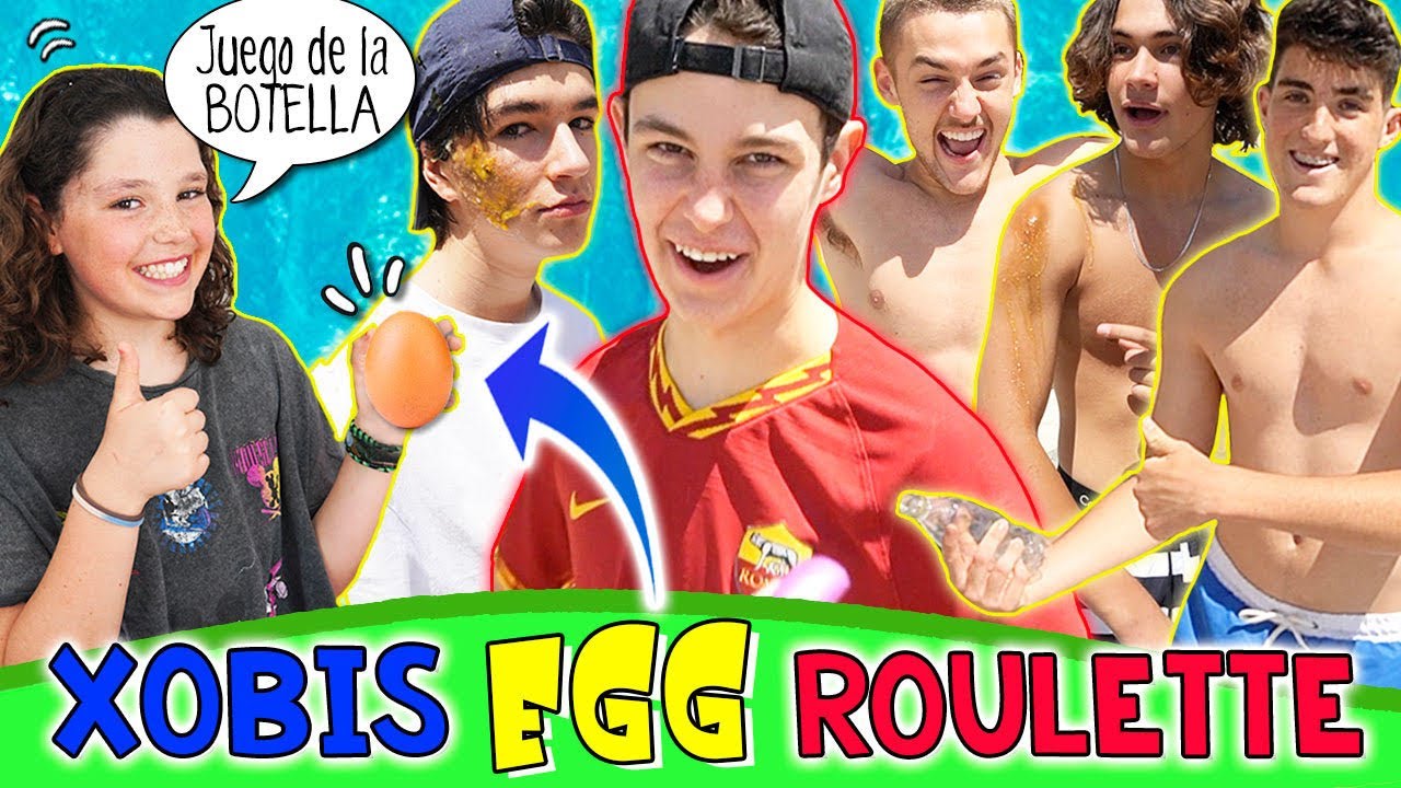 RETO de TIK TOK con #LosXOBIS 🔥 EGG ROULETTE 🥚con el JUEGO de BOTELLA 🍾 EL ÚLTIMO PIERDE! -