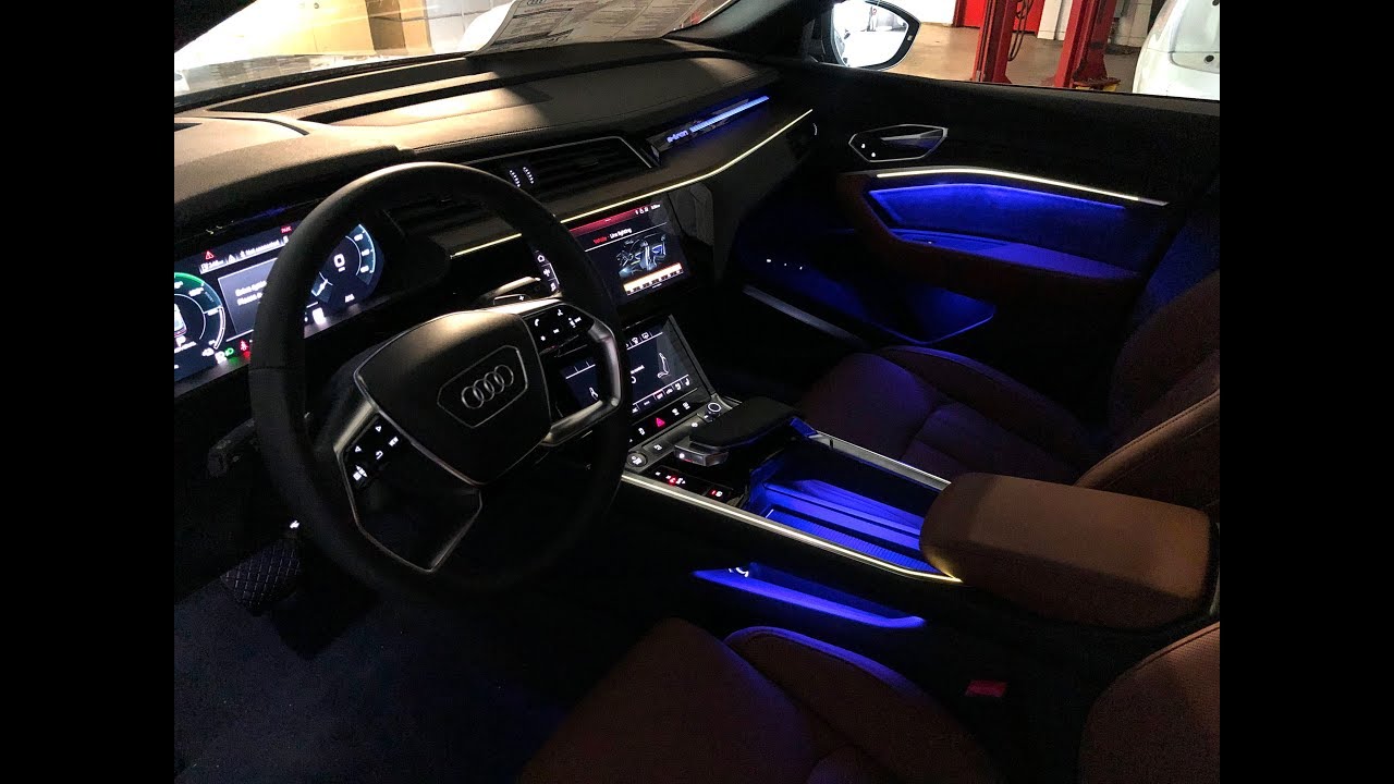 All New Audi E Tron Ambient Lighting Tutorial Better Than Tesla