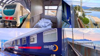 Intercity Notte Train Villa San Giovanni (Calabria) - Roma - Pisa - Milano in Deluxe Sleeping Car