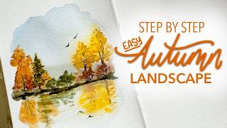 Simple & EASY Watercolour Techniques for a Peaceful Landscape screenshot 3