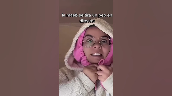 La Maeb se tira un peo en directo #risas #humor #broma #pedete