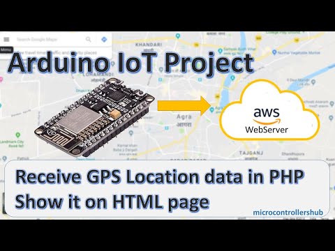 Adding scripts on Web-server to receive location data | IoT | Car GPS tracker system part 4