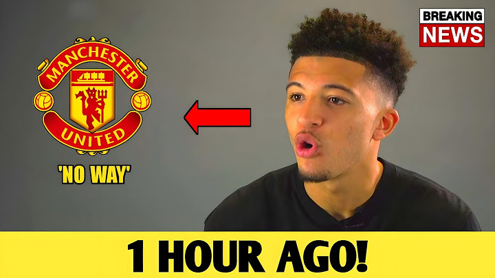 JADON SANCHO MAKES BRUTAL STATEMENT ABOUT HIS FUTURE AT MAN UNITED! - MAN UNITED NEWS