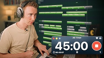 Composing a contemporary electro + piano track in 45 minutes!