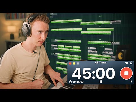 Composing a contemporary electro + piano track in 45 minutes!