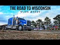 THE ROAD TO WISCONSIN | My Trucking Life | Vlog #3025