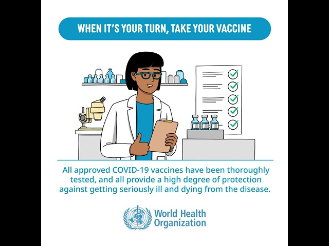 When it's your turn, take your vaccine