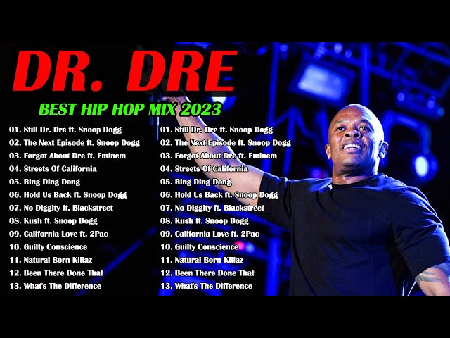 90'S HIPHOP MIX Dr Dre - Greatest Hits Song 2024 n.01 #drdre #lyrics #hiphopmix class=