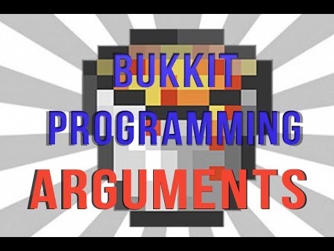 Bukkit Programming: Arguments