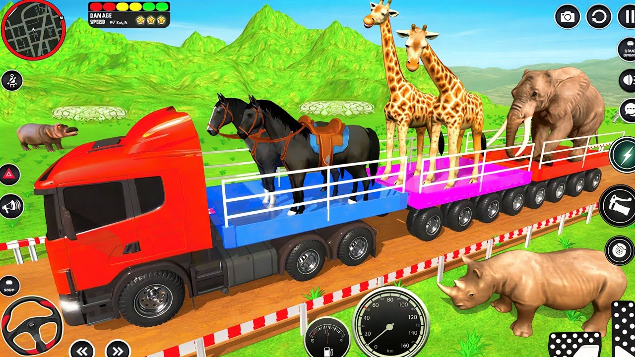 Animal Cargo Truck Driving Game 3D - Animal Transport Cargo Truck 2026 - Android Gameplay