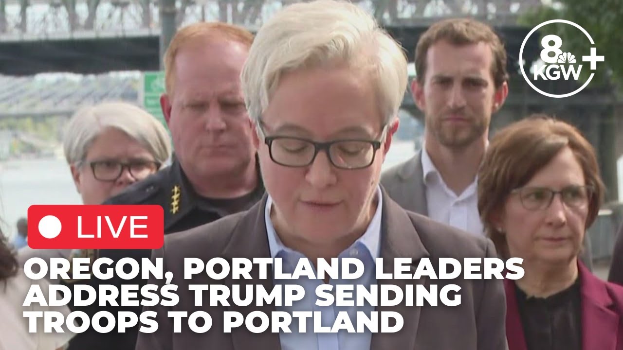 Live: Oregon governor, Portland mayor respond to Trump sending troops into Portland