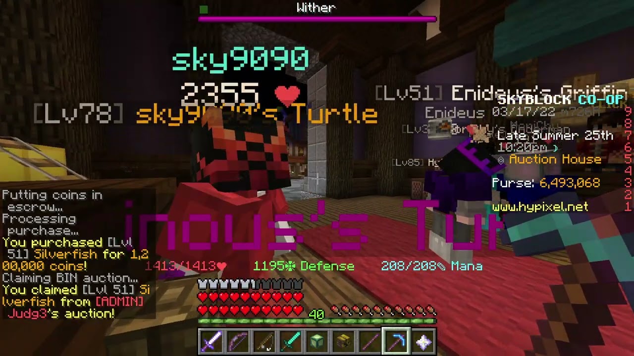 Buying silverfish pet from admin (Hypixel Skyblock) YouTube