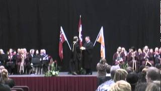 Cambrian grads cross the stage at 2011 convocation