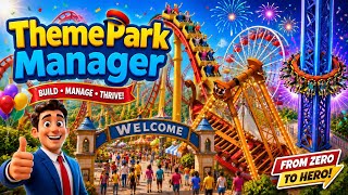 🎢 I Built the CRAZIEST Theme Park Ever! 😱 | Theme Park Manager #10 screenshot 4
