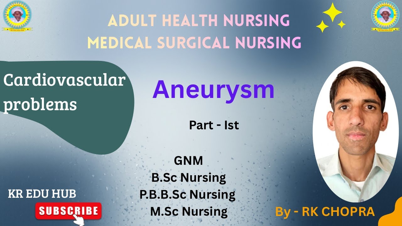 Aneursym / Part 1 / Introduction/ Definition/ Types / Causes/ Risk Factors @KREduHub 