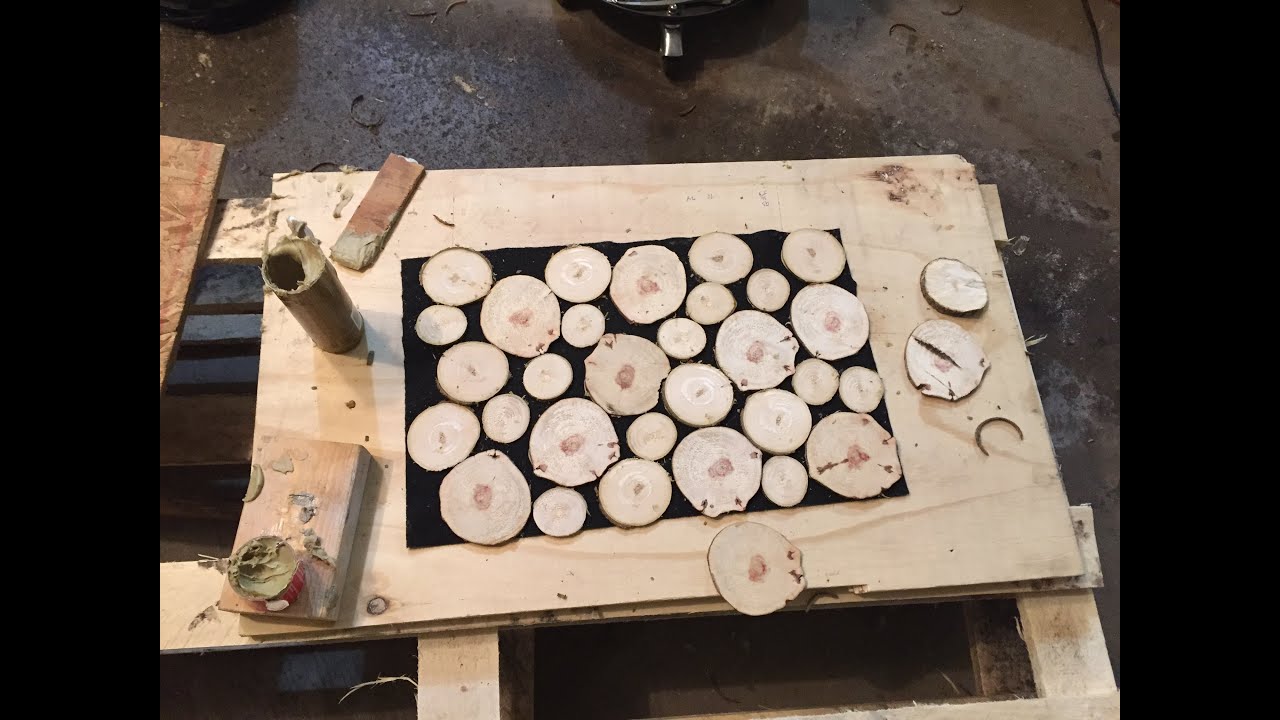 Making A Wood Log Placemat You