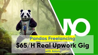 Making $65 per Hour on Upwork with Pandas News