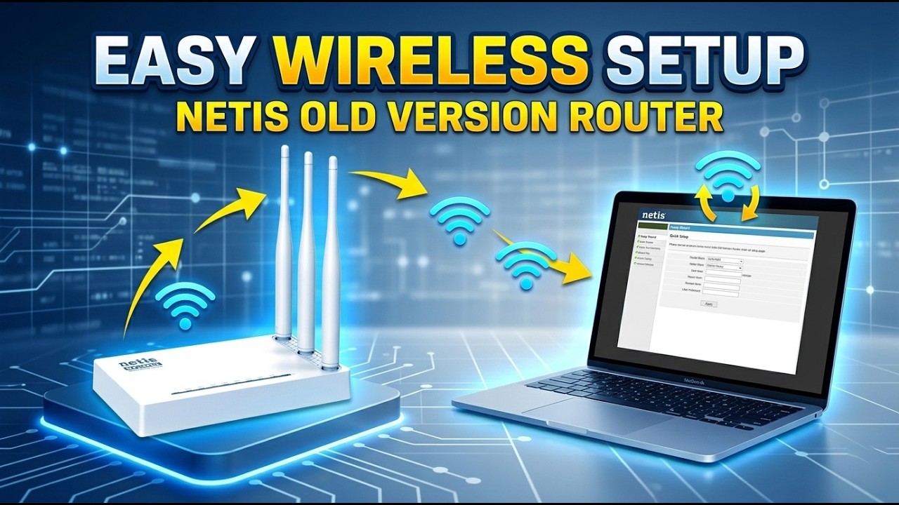 Netis Wireless Setup Netis Old Version Router Wireless Setup | নেটিসের পুরাতন ভার্সন রাউটারে ...