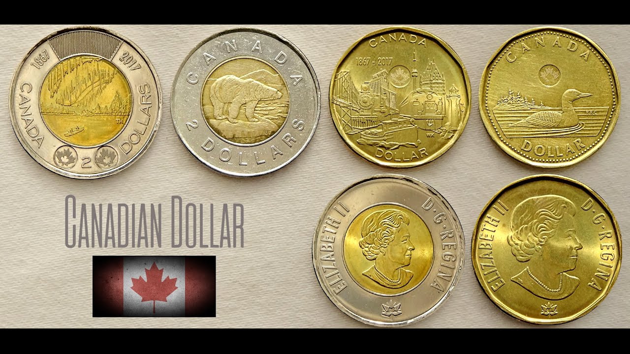 Canadian Dollar coins Canada YouTube
