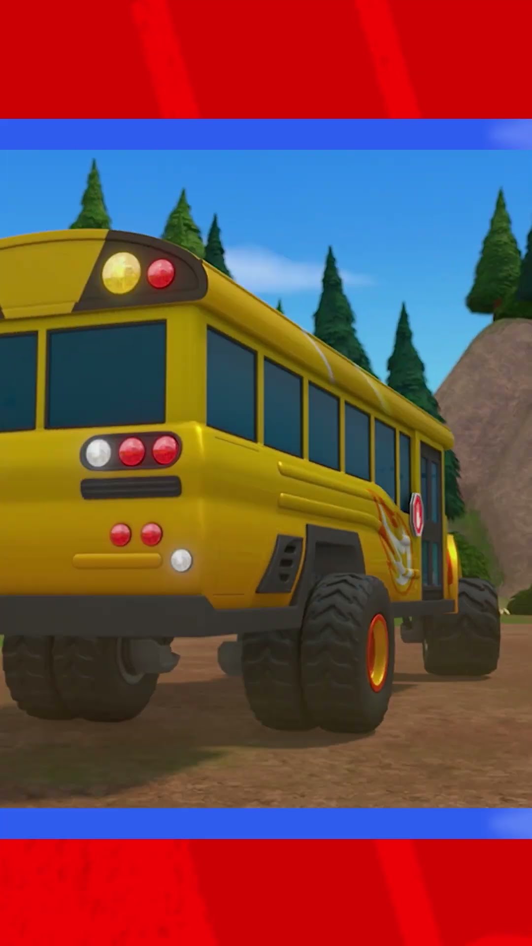 ¡La canción del autobús escolar Blaze! ?? #shorts