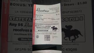 Maryland lottery Racetrax (10-cents With Bonus)