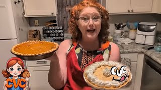 Pumpkin Pies - No Bake Cream Cheese Pumpkin - From Scratch Pumpkin Pie