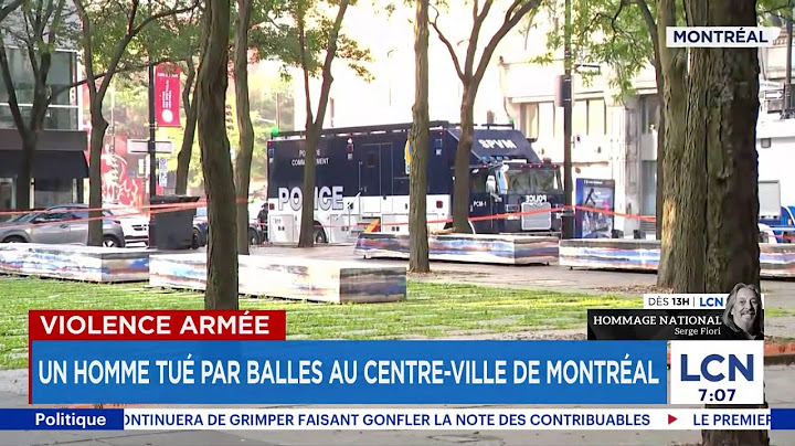 Meurtre à Montréal: un homme abattu dans un parc