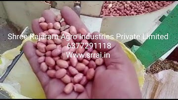 Groundnut #Decorticator Plant | SRRAI | 8003281009 #Peanut Processing Machine | Mungfali Plant